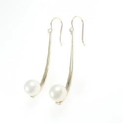 K10YG Bông tai ngọc trai nước ngọt 7.7mm - Hàng hiệu Chính hãng 869942