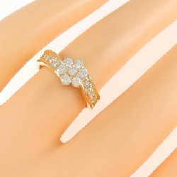 Nhẫn kim cương hoa K18YG 0.55CT 668086