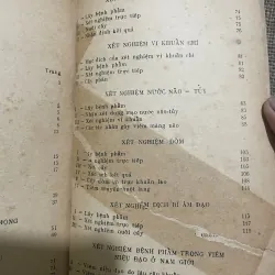 Kỹ thuật xét nghiệm sinh vât y học ; gần 200 trang  1011297