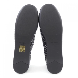 Giày ballet suede có đá pha lê PRADA 1F797N 660169