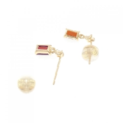 K18YG Garnet Bông tai - Hàng hiệu Chính hãng 868956