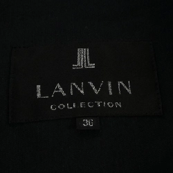 Bộ sưu tập LANVIN - Áo khoác không cổ - Hàng hiệu Authentic 823880