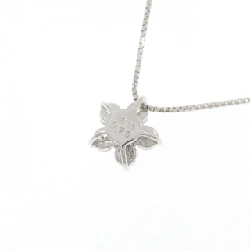 K18WG Hoa Đá Kim Cương Dây Chuyền 0.70CT - Hàng hiệu Chính hãng 857912