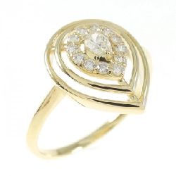 【Sản phẩm mới】Nhẫn kim cương K18YG 0.20CT