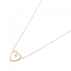 K18YG Dây chuyền kim cương hình trái tim - Hàng hiệu Chính hãng 865600