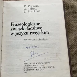 Sách học tiếng Nga - Frazeologiczne zwiazki faczliwe w jezyku rosyjskim pod redakcja L.  790403