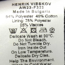 Áo khoác HENRIK VIBSKOV - Hàng hiệu Authentic 813551