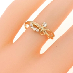 Nhẫn kim cương K18YG 0.11CT 673128