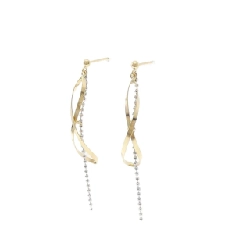 K18YG/K14WG Bông tai - Hàng hiệu Authentic 871749