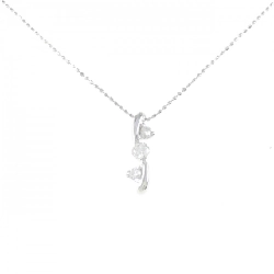 Dây chuyền kim cương K18WG 0.268CT - Hàng hiệu Chính hãng