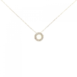 Dây chuyền kim cương K18YG 0.10CT - Hàng hiệu chính hãng