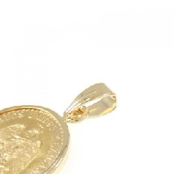 K18YG(枠) Đồng xu Mặt dây chuyền - Hàng hiệu Chính hãng 864331