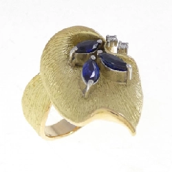 Nhẫn Sapphire Hisa Kenji - Hàng hiệu Chính hãng