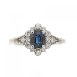 Nhẫn Sapphire PT950 0.51CT - Hàng hiệu Chính hãng 848035