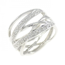 Nhẫn kim cương K18WG 0.10CT