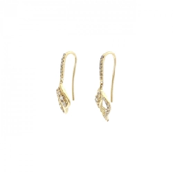 K18YG Bông tai kim cương 0.40CT - Hàng hiệu Chính hãng 868952