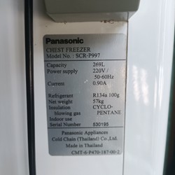 Tủ Đông Panasonic 269L ( Mới 90% ) 93159