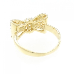 Nhẫn kim cương K18YG hình ruy băng 0.60CT 672759