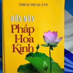 SÁCH BỔN MÔN PHÁP HOA KINH BÌA VÀNG - THÍCH TRÍ QUẢNG 20K