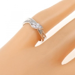 Nhẫn ngón út kim cương K18WG 0.07CT - Hàng hiệu Authentic 852000