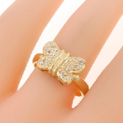 Nhẫn kim cương bướm K18YG 0.10CT - Hàng hiệu chính hãng 849720