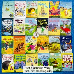 Set 5 Usborne Very First Reading & First Reading (24 cuốn bìa mềm)