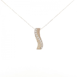 K18PG Dây chuyền kim cương 0.20CT - Hàng hiệu Chính hãng