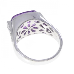 Nhẫn Amethyst 750WG 6.52CT - Hàng hiệu Chính hãng 848687
