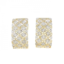 K18YG/K18WG Bông tai kim cương 0.54CT - Hàng hiệu Chính hãng