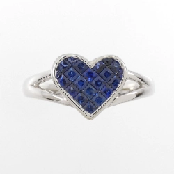 Nhẫn Sapphire hình trái tim K18WG 672752