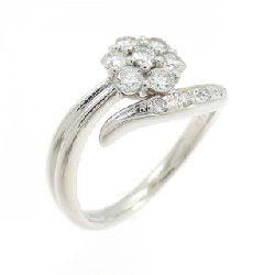 Nhẫn kim cương hoa PT900 0.50CT - Hàng hiệu Authentic