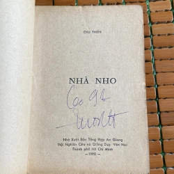 NHÀ NHO, CHU THIÊN (XB 1990) 507344