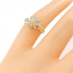 Nhẫn ngón út kim cương K18YG 0.35CT 669362