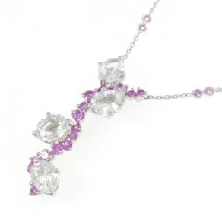 Dây chuyền Sapphire trắng PT900/PT850 5.20CT - Hàng hiệu Chính hãng 864560