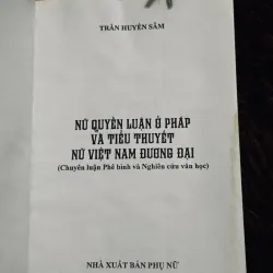 Nữ quyền luận ở Pháp và tiểu thuyết nữ Việt Nam đương đại 996777
