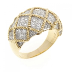 Nhẫn kim cương K18YG/K18WG 0.90CT - Hàng hiệu Authentic