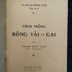 Cách trồng bông, vải và gai 1002902