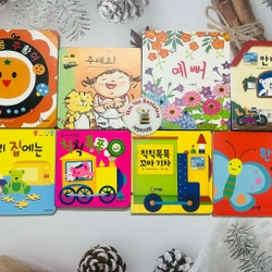 Boardbook ít chữ Tiếng Hàn cho bé- B4