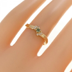 Nhẫn Emerald K18YG 666304