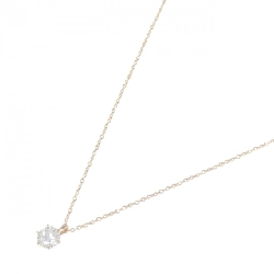 K18PG Dây chuyền kim cương 0.369CT G SI1 EXT - Hàng hiệu Chính hãng 880471