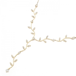 Dây chuyền kim cương K18YG 0.65CT - Hàng hiệu Chính hãng 858727