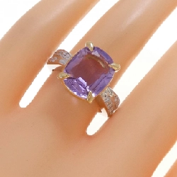 Nhẫn Amethyst PT850/K18YG 4.11CT - Hàng hiệu Authentic 848821