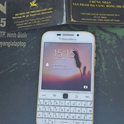 BlackBerry Q10 White viền Gold