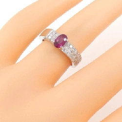 Nhẫn ruby K18WG 0.55CT 672607