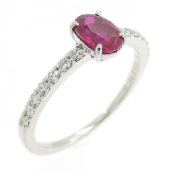 Nhẫn Ruby PT900 0.728CT