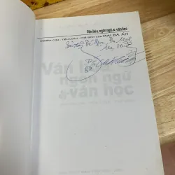 Văn Hóa, Ngôn Ngữ Và Văn Học - Mai Bá Ấn (Có Chữ Ký Tác Giả) 927289