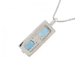 Dây chuyền Blue Topaz PT900/PT850 1.32CT - Hàng hiệu Chính hãng 858468