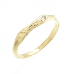 Nhẫn kim cương K18YG 0.01CT