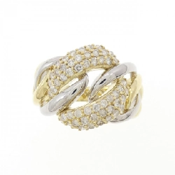 Nhẫn kim cương K18YG/PT900 0.58CT 667979