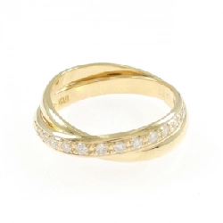 Nhẫn kim cương K18YG 0.27CT - Hàng hiệu Chính hãng